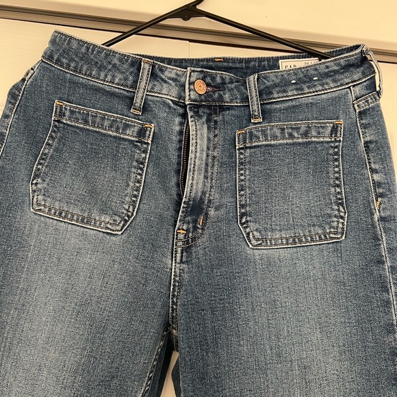 Gap High Rise '70s Flare Jeans 10r - Picture 3 of 4